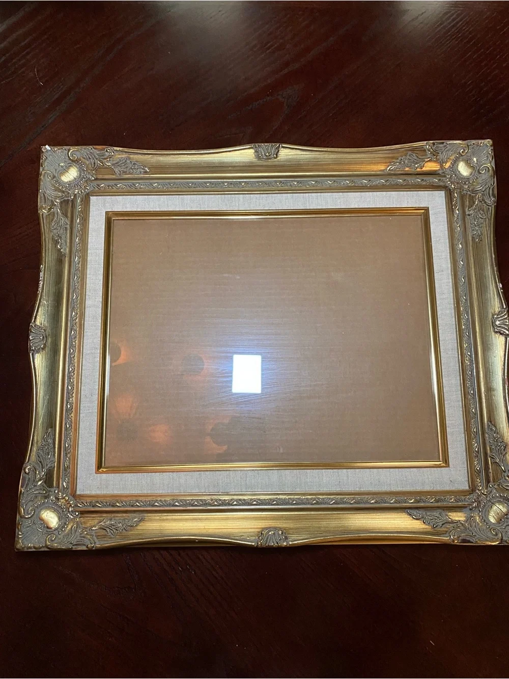 Gold Ornate Victorian style Picture Frame - comes with Matt and glass 11x14